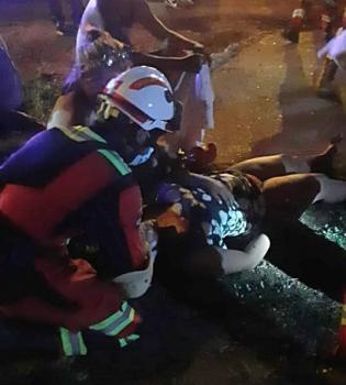 Capiatá: Vuelco de ómnibus dejó 1 muerto y 7 heridos